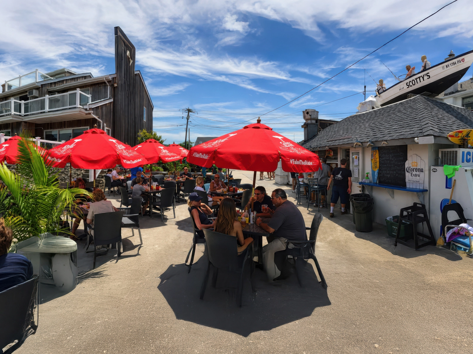 Reynolds Channel waterfront view at Scotty’s on the Bay in Point Lookout